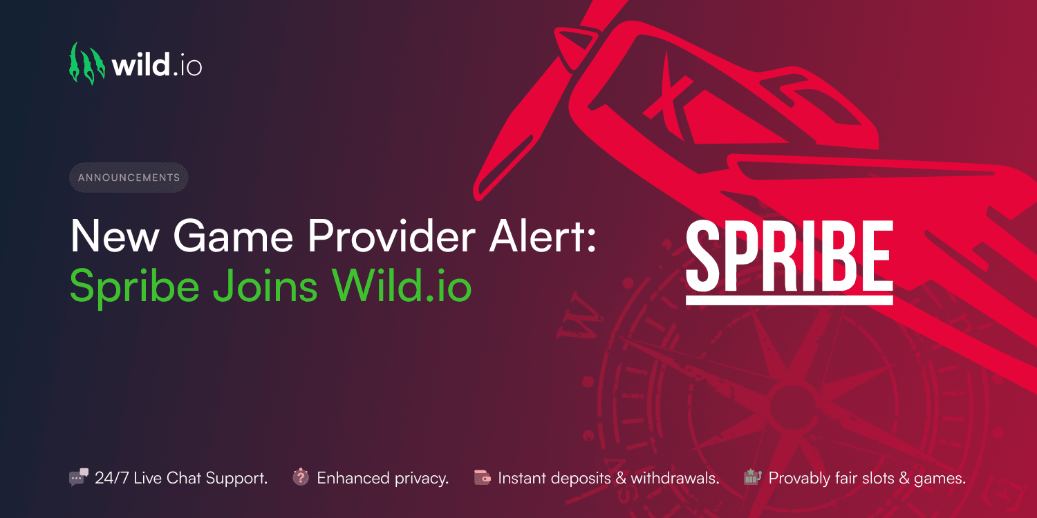 New Game Provider Alert - Spribe Joins Wild.io