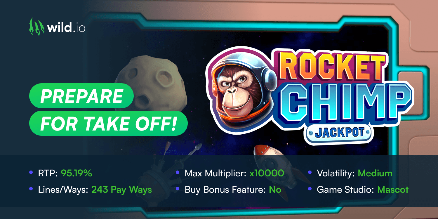Rocket Chimp Jackpot Slot Review | Free Demo at Wild.io