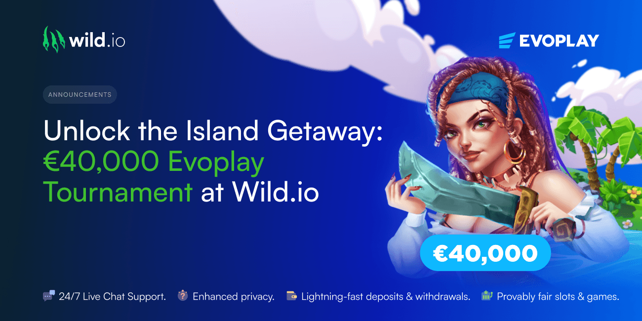 Unlock the Island Getaway: €40,000 Evoplay Tournament at Wild.io
