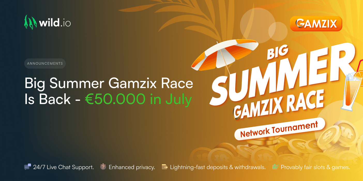 Big Summer Gamzix Race Is Back - €50,000 in July