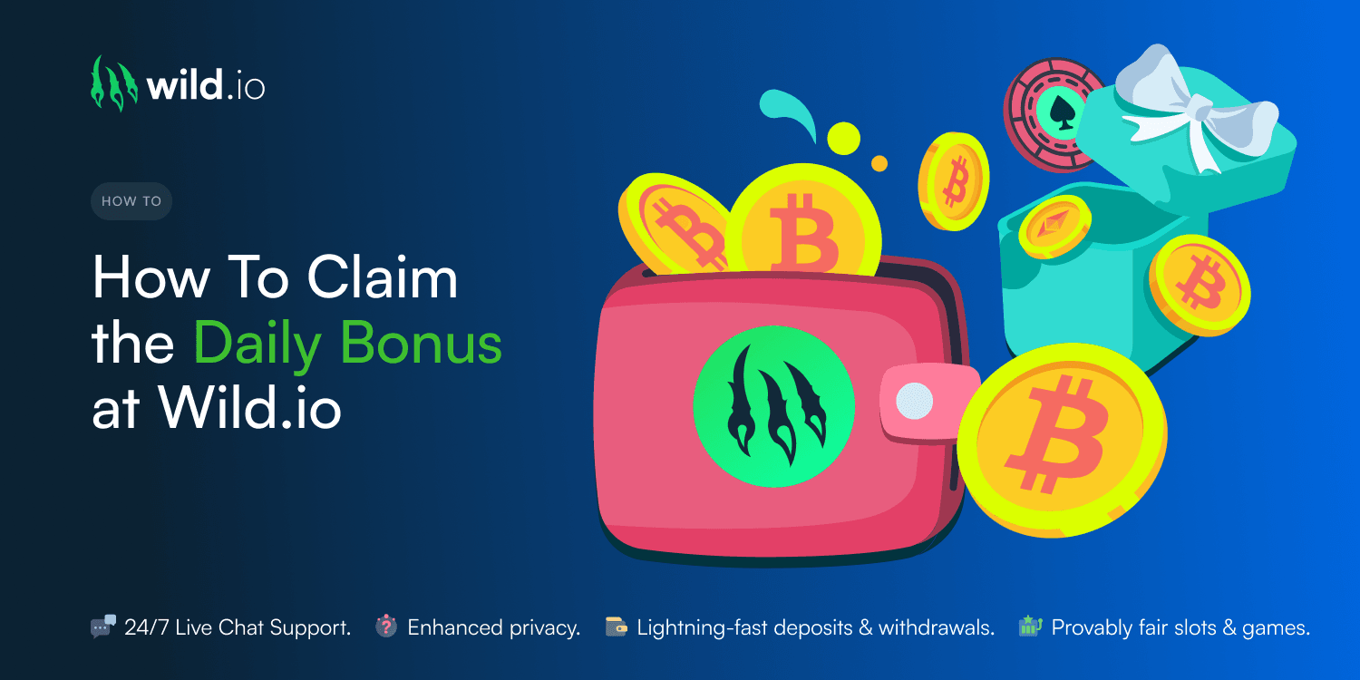 How To Claim the Daily Bonus at Wild.io