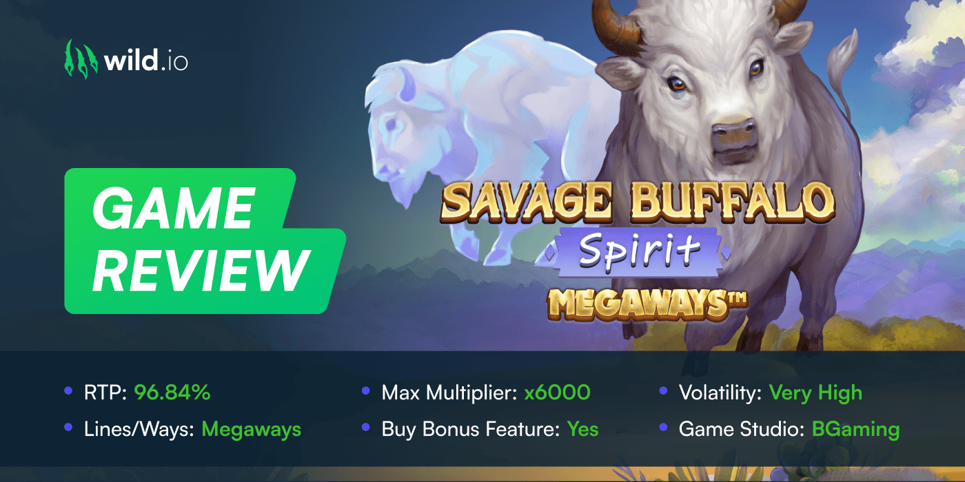 The Untamed Creatures - Savage Buffalo Spirit Megaways Game Review