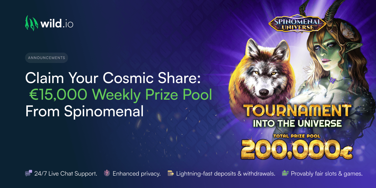 Claim Your Cosmic Share - €15,000 Weekly Prize Pool From Spinomenal
